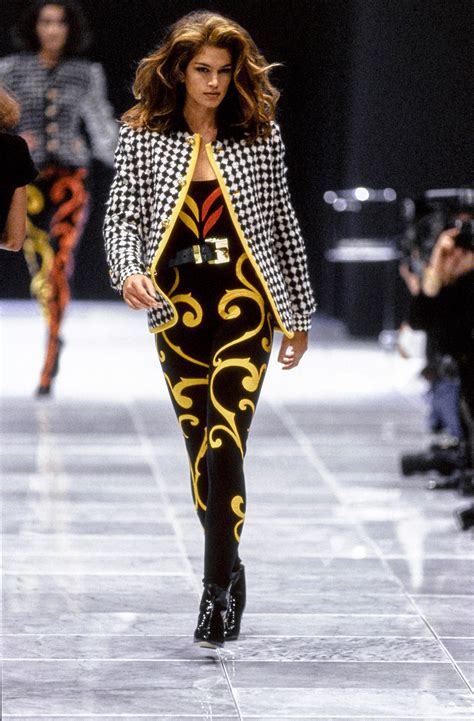 versace models 1990|Versace style 1990s.